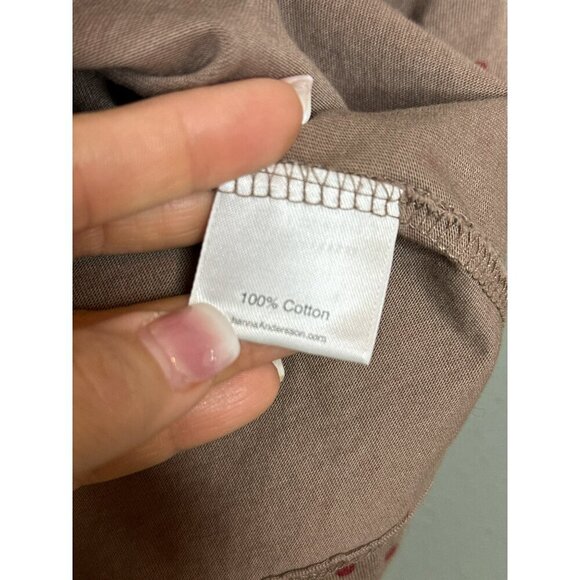 Hanna Andersson Girls5 / 110 cm Cranberry Set Dot LS Dress - Picture 10 of 11